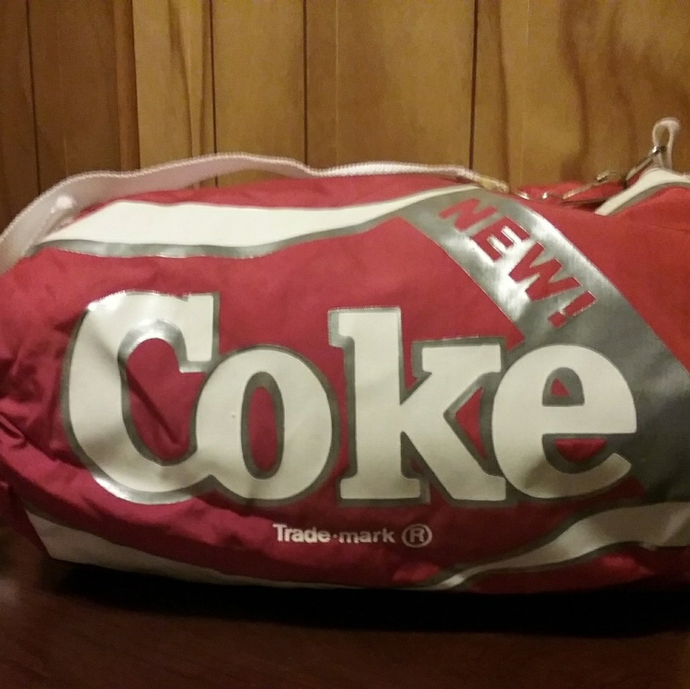 Vintage 1985 NEW Coke Coca-cola gym bag
